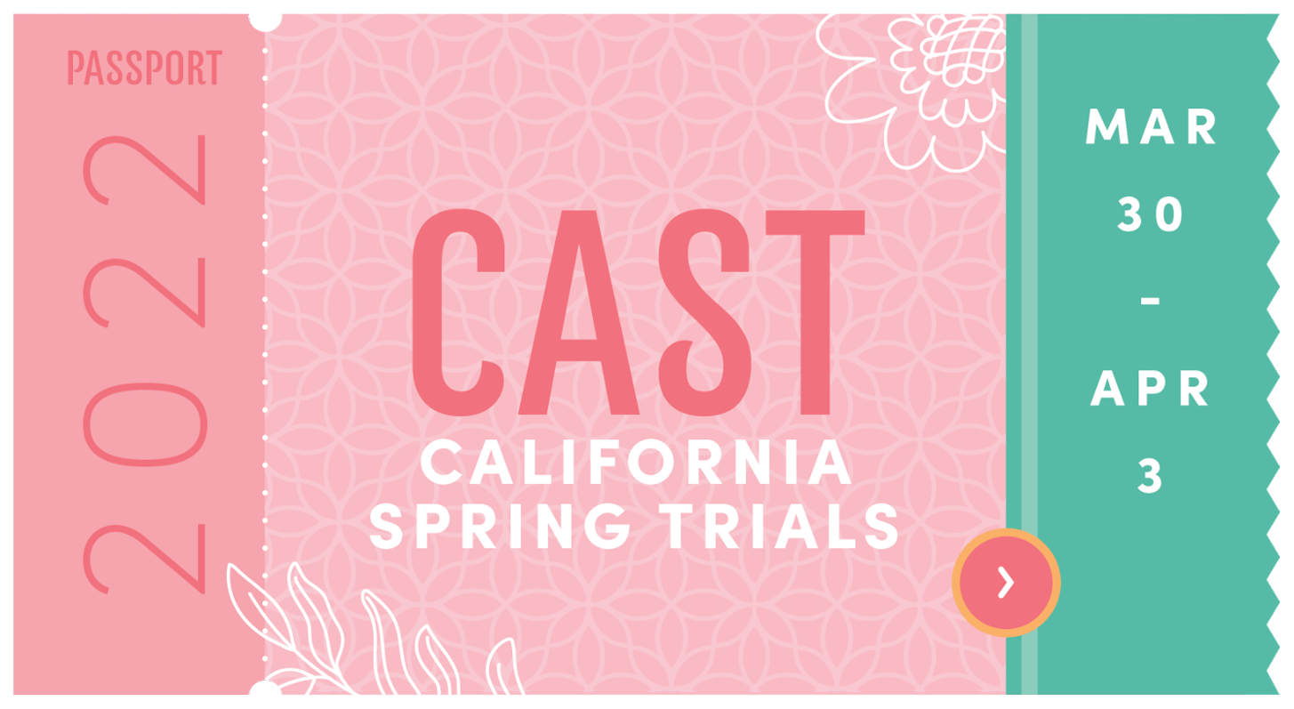CAST California Spring Trials ticket